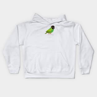 Nanday Parakeet Kids Hoodie